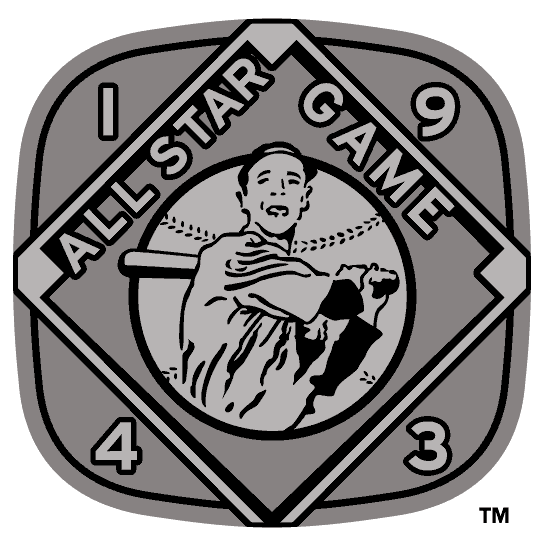MLB All-Star Game 1943 Throwback Logo iron on heat transfer
